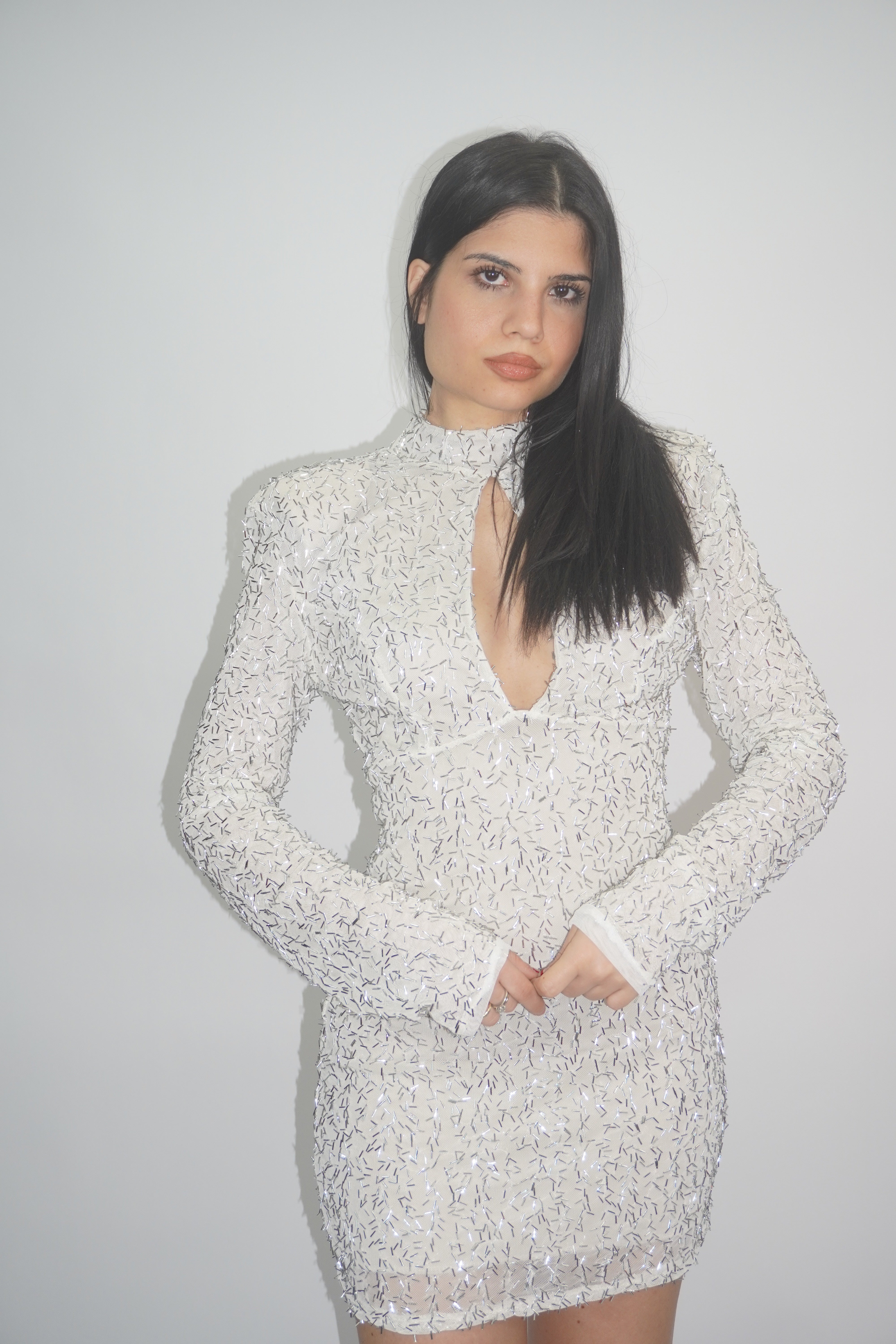 Mini Dress NewYear White