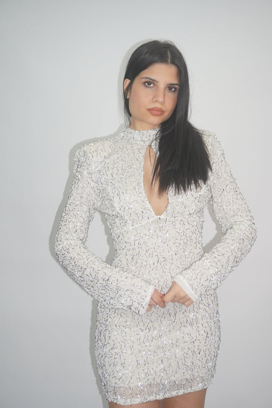Mini Dress NewYear White