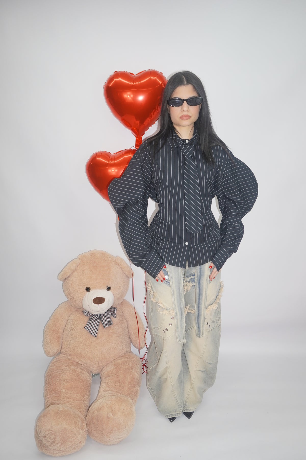 Camicia Ballon Black JustWest