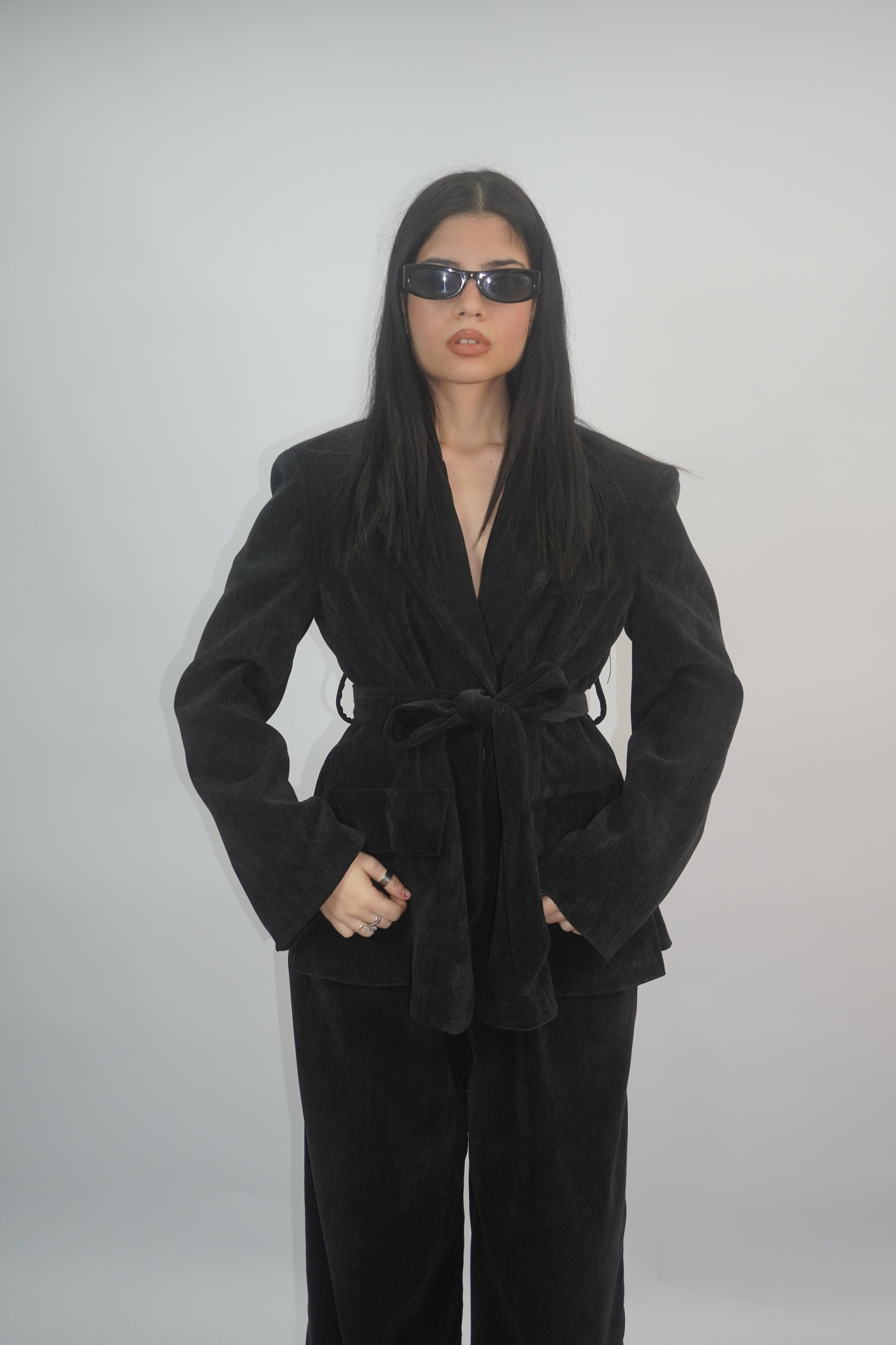 Tailleur Black Velluto JustWest