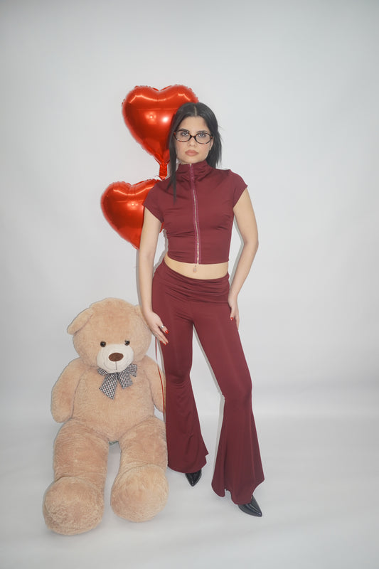 Coordinato Chicago Bordeaux