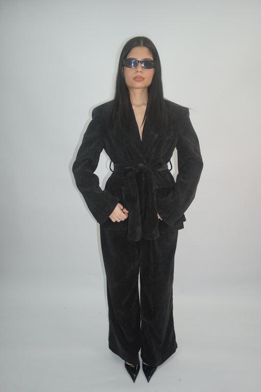 Tailleur Black Velluto JustWest
