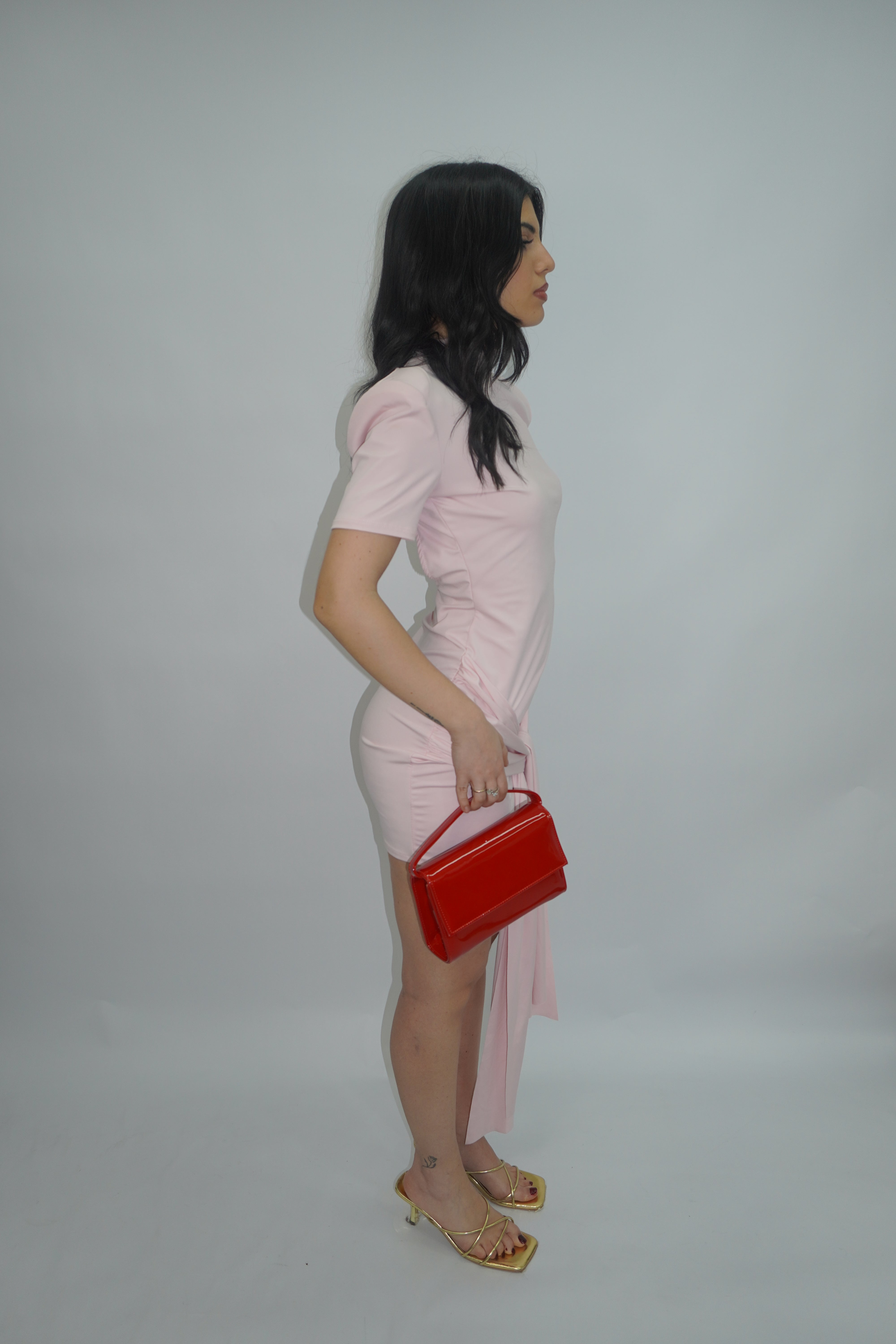Dress Static Pink