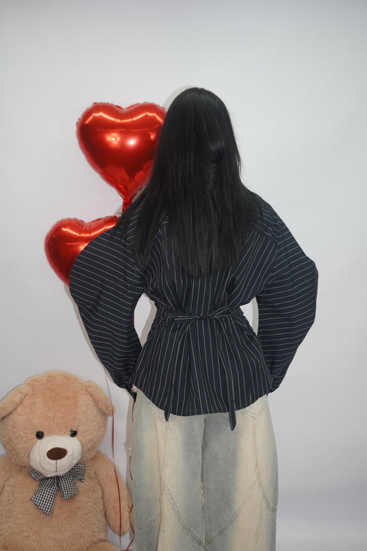 Camicia Ballon Black JustWest